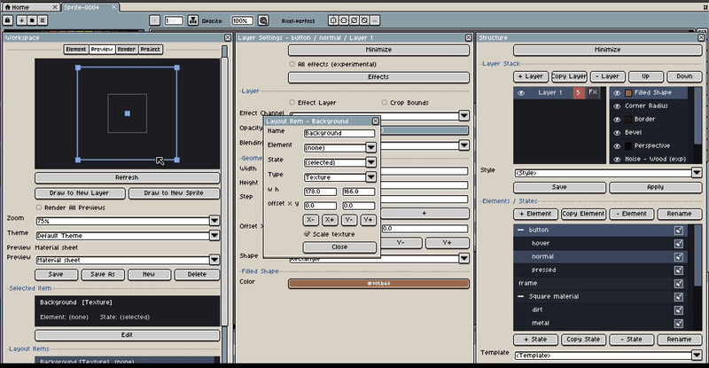 Preview a 9-slice layout